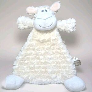 Demdaco Flat Lamb Super Soft Lovey Security Blanket Security Made In USA